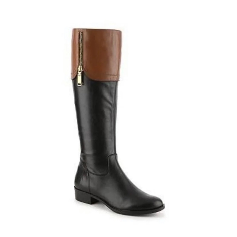 Tommy Hilfiger riding leather boots.